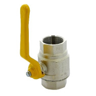 Кран Itap ВВ 3/4' газовый ручка желтая LONDON