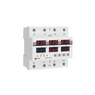 Реле напряжения и тока EKF трехфазное с дисплеем MRVA-3 63A