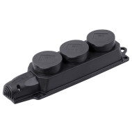 Розетка кабельная IEK Омега РБ33-1-0м с заземлением IP44