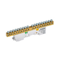 Шина IEK TEKFOR PE "земля" неизолированная на универсальном держателе 6х9-18-Ж