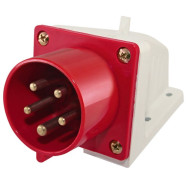 Вилка TDM 525 стационарная 3Р+РЕ+N 32А 380В IP44