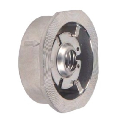 Обратный клапан GROSS пружинный тарельчатый нерж сталь DN 100, PN 40 (тип 812)