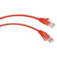 Патч-корд Rj-45 Cabeus PC-UTP-RJ45-Cat.5e-0.3m-RD кат.5е 0.3 метра красный