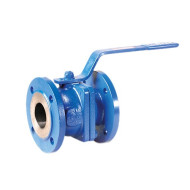 Шаровой кран чугунный ф/ф полнопроходной FAF 1100 с рукояткой 1100040