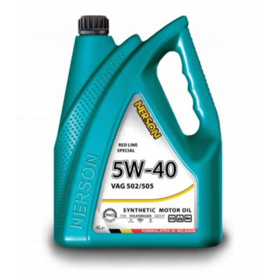Моторное масло NERSON OIL Red Line Special VAG 502/505 5W-40 4л