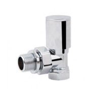 Кран вентильный TIM с американкой угловой ВН 1/2 (хром)