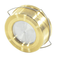 Клапан обратный латунь пружинный Ду32 Ру16 Tecofi