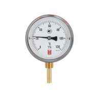 Термометр BD ТБ биметаллический 100Р/100 (0-120С), G1/2, 1,5 рос