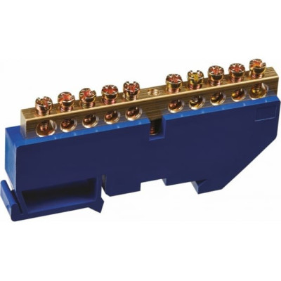 Шина Navigator нулевая на DIN-изол NBB-M69-12D/B