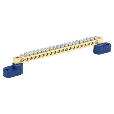 Шина нулевая на 2 угловых изоляторах ШНИ-6х9-20-У2-С IEK