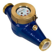 Счетчик воды Экомера СВКМ-40 Х холодный многоструйный с комплектом присоединения (Латунный)