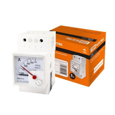 Амперметр TDM А45Д 1000/5А-1,5 (DIN-рейка)