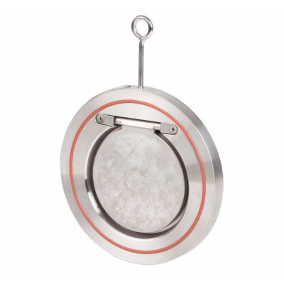 Клапан обратный одностворчатый GENEBRE 2406 11 DN080 PN16, корпус - CF8M, диск - CF8М, уплотнение - Viton (FKM), М/Ф