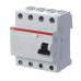 Выключатель дифференциального тока ABB (УЗО) 4п 40А 30мА тип AC FH204 2CSF204004R1400