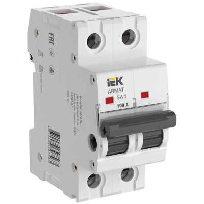 Выключатель-разъединитель IEK ARMAT SWN 2P 100А