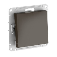 1-клавишный ПЕРЕКЛЮЧАТЕЛЬ Systeme Electric ATLASDESIGN, сх.6, 10АХ, быстрозажимные клеммы, МОККО