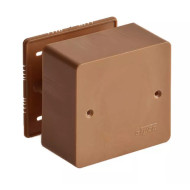 Коробка универсальная для кабель-каналов Ruvinil 85х85х45 коричневый IP40