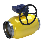 Шаровой кран NAVAL для газа Сварка DN 150, PN 25 с редуктором