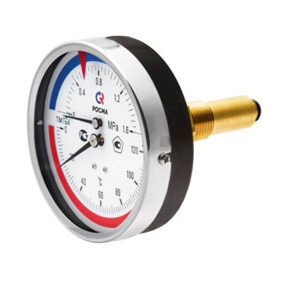 Термоманометр Росма ТМТБ-31Т.2(0-120С) (0-1,6MPa) G1/2 2,5