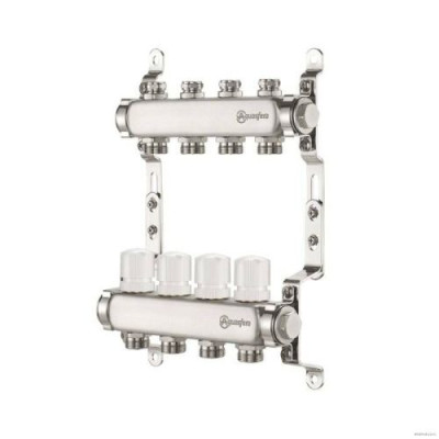 Группа коллекторная Aquasfera нержавеющая сталь 1" м/м 10в 3/4" ЕК н/р 9504-09