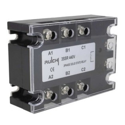 Твердотельное реле RUICHI 3SSR 440V 80A (Z)D1 (4-16v)