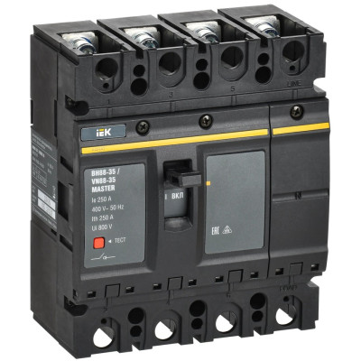 Выключатель-разъединитель IEK KARAT MASTER ВН88-35 4P 250А