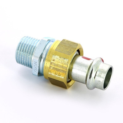 Американка 22-1" Viega Prestabo, 1165, пресс-резьба, нар., сталь оцинкованная