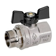 Кран НВ 3/4' бабочка NEW JERSEY серия 917 полный проход