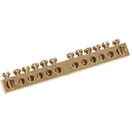 Шина "N" нулевая IEK 6х9мм 12/1 (12групп/крепеж по центру)