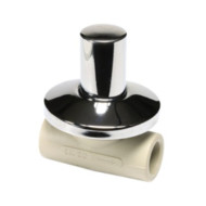 Проходной клапан под штукатурку с металлической крышкой 20 Wavin Ekoplastik SVEPLK020X