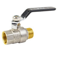 Кран шаровой 1/2 гш ручка усиленный TIM