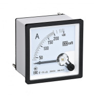 Амперметр DEKraft АМ-А72 аналоговый 5000/5А AC 72х72мм КТ 1,5 50219DEK