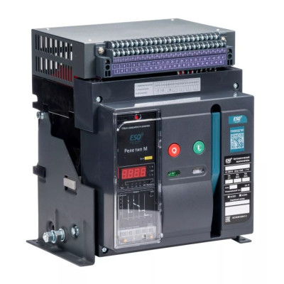 Воздушный автоматический выключатель ESQ ВА99-40A, 3 положения, 630А, 65 кА, тип реле М, 220В