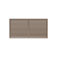 Решетка радиаторная ERA П60120Р, дуб