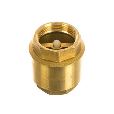 Клапан обратный ВВ 1" пружинный с пластиковым затвором YORK