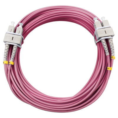 Оптический патч-корд SC-SC Cabeus FOP-50-OM4-SC-SC-10m 50/125 (ОМ4) 10 метров