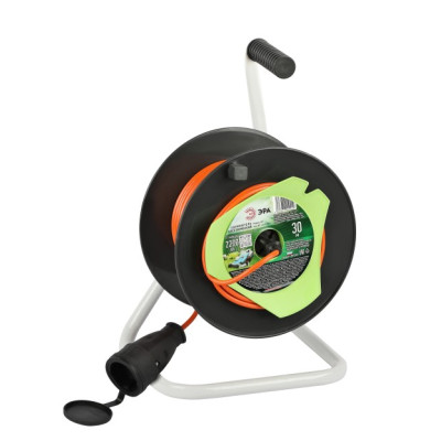 Удлинитель на катушке Эра 1х30м без заземления RP-1-2x1-30m ПВС 2x1