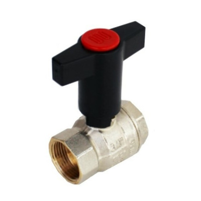 Кран шаровой 1" ВВ высокая ручка из пластмассы