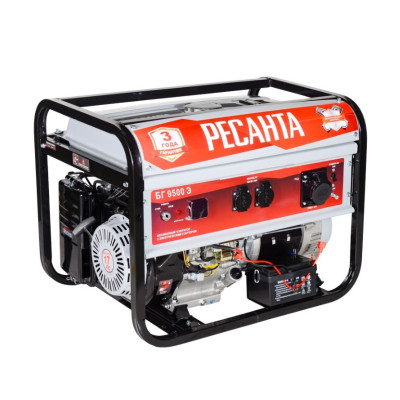 Генератор бензиновый Ресанта БГ 9500 Э 64/1/49