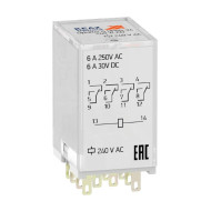 Реле промежуточное КЭАЗ OptiRel G RP55-34-24D-6-CO