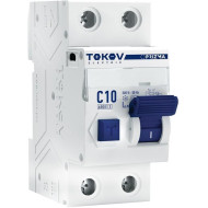 Выключатель TOKOV ELECTRIC PRIZMA дифференциального тока (УЗО) 2П (1P+N) 25А 10мА тип AC 6кА