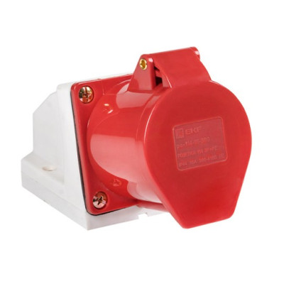 Розетка кабельная EKF PROxima силовая стационарная наружная 114 3Р+РЕ 16А 380В IP44