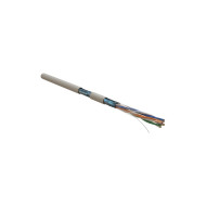 Кабель витая пара Hyperline FUTP4-C5E-S24-IN-PVC-GY-305 F/UTP кат.5E 4х2х0.51мм 24AWG solid PVC сер. (м)