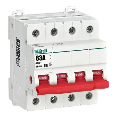 Выкл. нагр. DEKraft ВН-105 4Р 63А