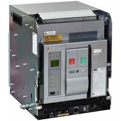 Воздушный автоматический выключатель IEK MASTER BA77, 3P, 2000А, 65 кА, типоразмер D, выдвижной