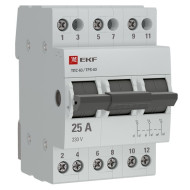 Переключатель трехпозиционный EKF ТПС-63 3P 25А PROxima