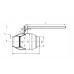 Шаровой кран полнопроходной Temper PN-25 DN-200