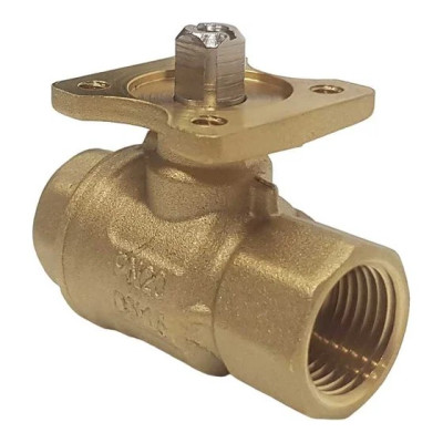 Кран TECHNO двухходовой шаровой латунный 2025B