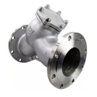 Фильтр сетчатый DN.ru FMY3231P-F Ду20 Ру16, Y-образный, корпус - нержавеющая сталь 316, фланцевый