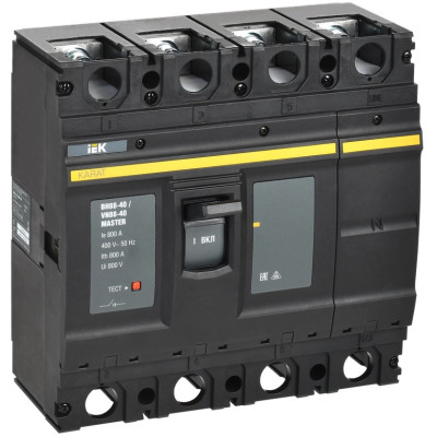 Выключатель-разъединитель IEK KARAT MASTER ВН88-40 4P 800А